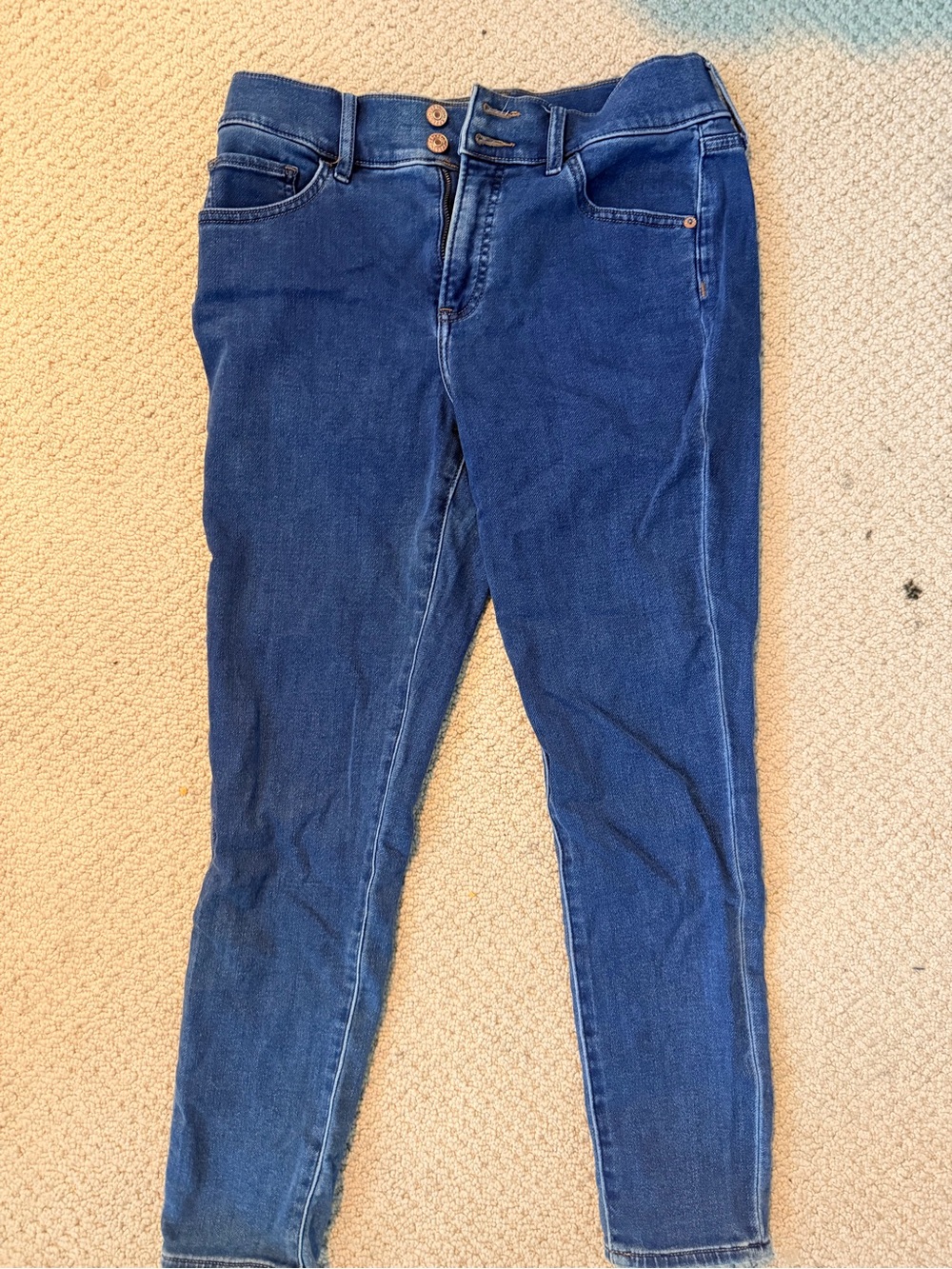 Women’s Express Blue Stretch Skinny Jeans